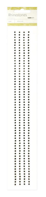 KAISERCRAFT Rhinestone Strips - Black